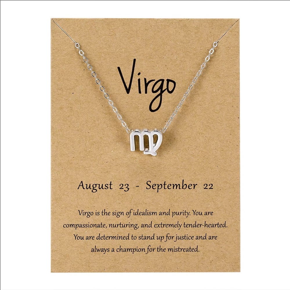 Virgo Zodiac charm Necklace